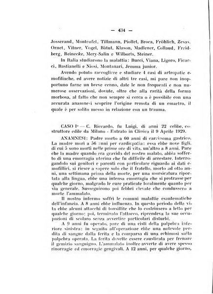 Archivio di ortopedia pubblicazione ufficiale del Pio istituto dei rachitici <1924-1950>