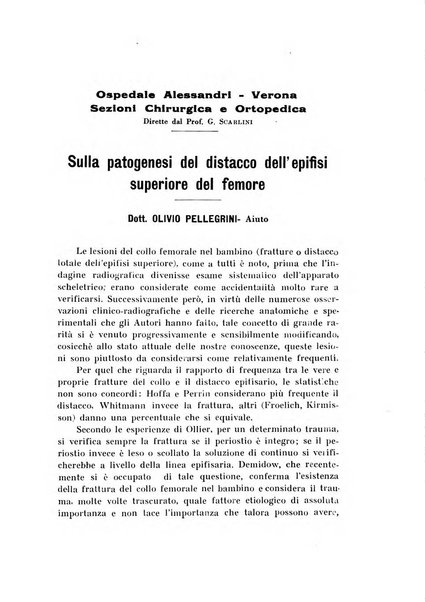 Archivio di ortopedia pubblicazione ufficiale del Pio istituto dei rachitici <1924-1950>