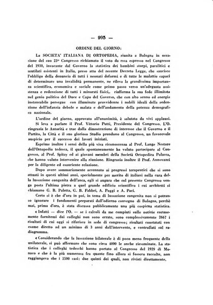 Archivio di ortopedia pubblicazione ufficiale del Pio istituto dei rachitici <1924-1950>