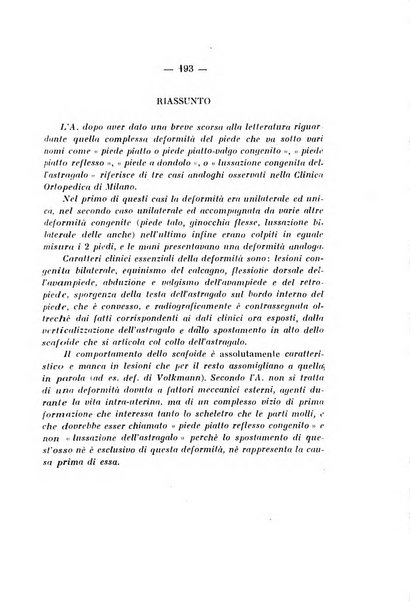 Archivio di ortopedia pubblicazione ufficiale del Pio istituto dei rachitici <1924-1950>