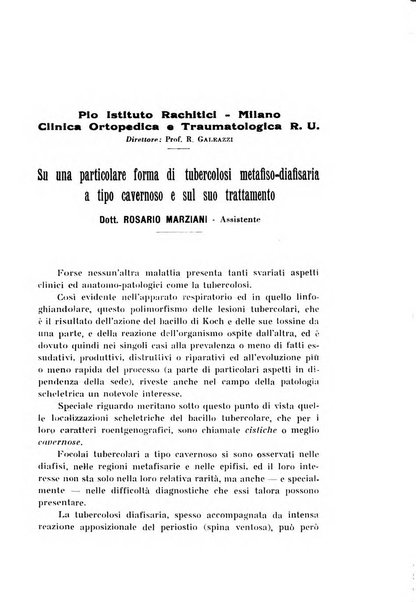 Archivio di ortopedia pubblicazione ufficiale del Pio istituto dei rachitici <1924-1950>