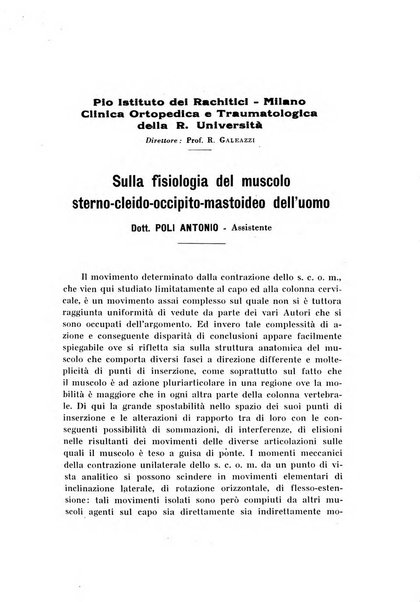 Archivio di ortopedia pubblicazione ufficiale del Pio istituto dei rachitici <1924-1950>