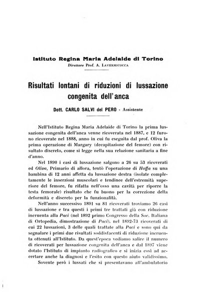 Archivio di ortopedia pubblicazione ufficiale del Pio istituto dei rachitici <1924-1950>