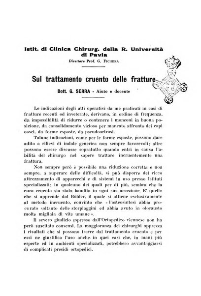 Archivio di ortopedia pubblicazione ufficiale del Pio istituto dei rachitici <1924-1950>