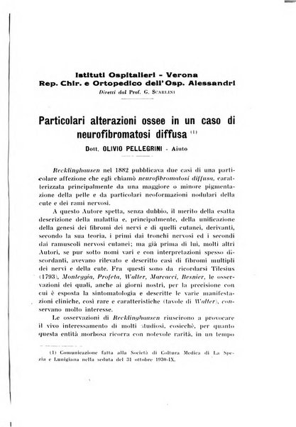 Archivio di ortopedia pubblicazione ufficiale del Pio istituto dei rachitici <1924-1950>