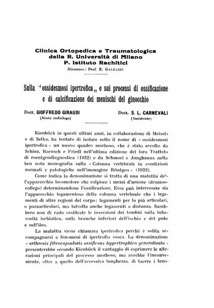 Archivio di ortopedia pubblicazione ufficiale del Pio istituto dei rachitici <1924-1950>