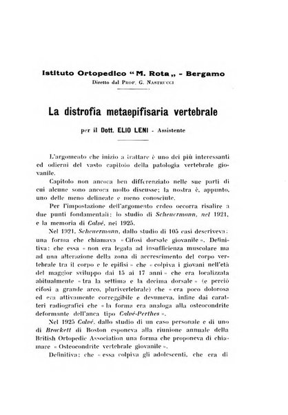 Archivio di ortopedia pubblicazione ufficiale del Pio istituto dei rachitici <1924-1950>