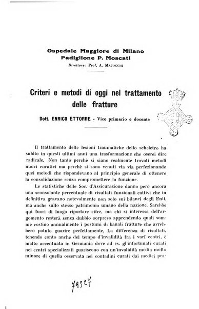 Archivio di ortopedia pubblicazione ufficiale del Pio istituto dei rachitici <1924-1950>