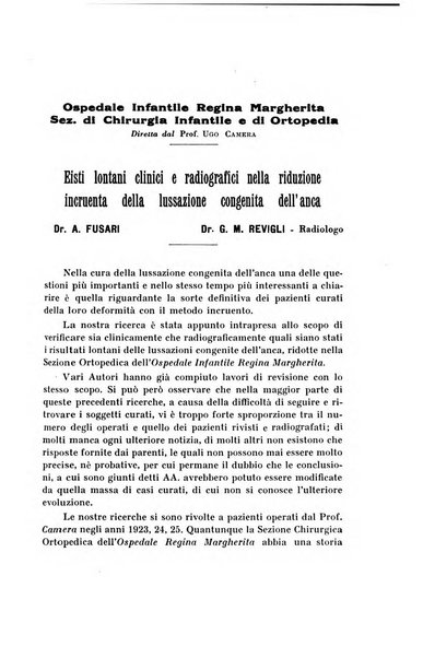 Archivio di ortopedia pubblicazione ufficiale del Pio istituto dei rachitici <1924-1950>