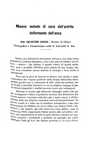 Archivio di ortopedia pubblicazione ufficiale del Pio istituto dei rachitici <1924-1950>