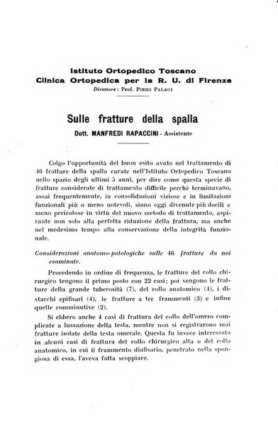 Archivio di ortopedia pubblicazione ufficiale del Pio istituto dei rachitici <1924-1950>