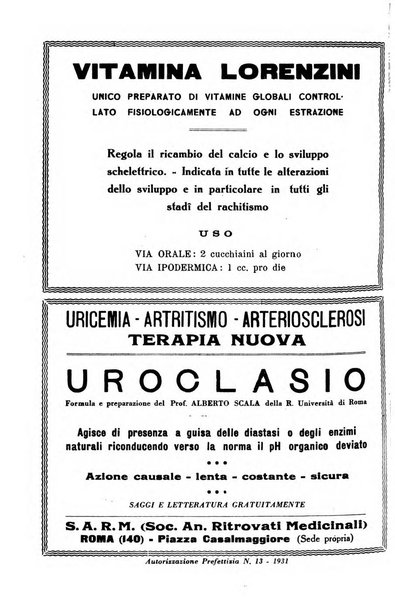 Archivio di ortopedia pubblicazione ufficiale del Pio istituto dei rachitici <1924-1950>