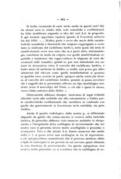 Archivio di ortopedia pubblicazione ufficiale del Pio istituto dei rachitici <1924-1950>