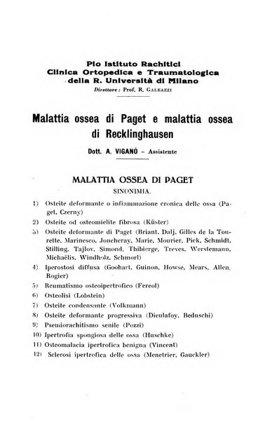 Archivio di ortopedia pubblicazione ufficiale del Pio istituto dei rachitici <1924-1950>