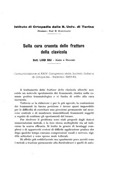 Archivio di ortopedia pubblicazione ufficiale del Pio istituto dei rachitici <1924-1950>