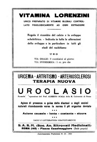 Archivio di ortopedia pubblicazione ufficiale del Pio istituto dei rachitici <1924-1950>