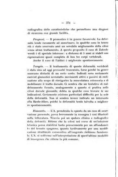 Archivio di ortopedia pubblicazione ufficiale del Pio istituto dei rachitici <1924-1950>