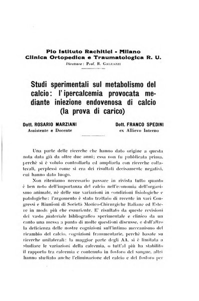 Archivio di ortopedia pubblicazione ufficiale del Pio istituto dei rachitici <1924-1950>