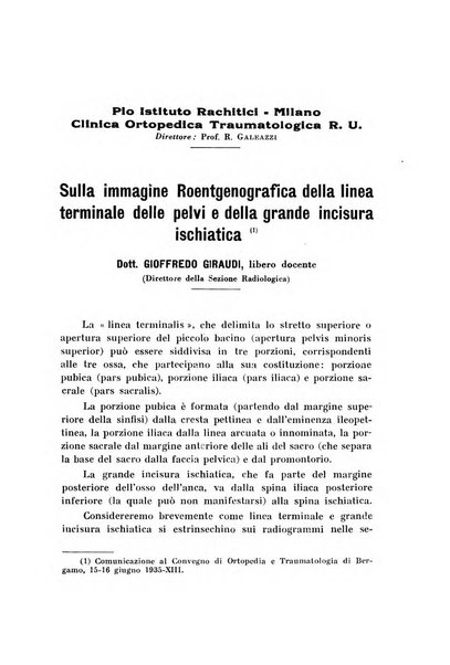 Archivio di ortopedia pubblicazione ufficiale del Pio istituto dei rachitici <1924-1950>