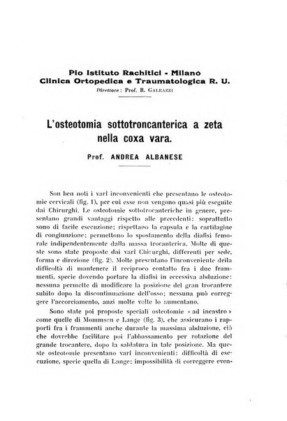 Archivio di ortopedia pubblicazione ufficiale del Pio istituto dei rachitici <1924-1950>