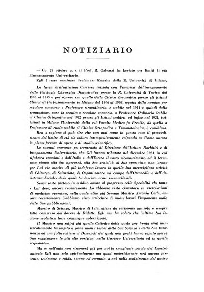 Archivio di ortopedia pubblicazione ufficiale del Pio istituto dei rachitici <1924-1950>