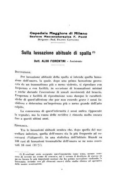 Archivio di ortopedia pubblicazione ufficiale del Pio istituto dei rachitici <1924-1950>