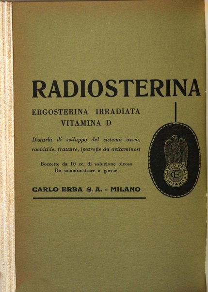 Archivio di ortopedia pubblicazione ufficiale del Pio istituto dei rachitici <1924-1950>