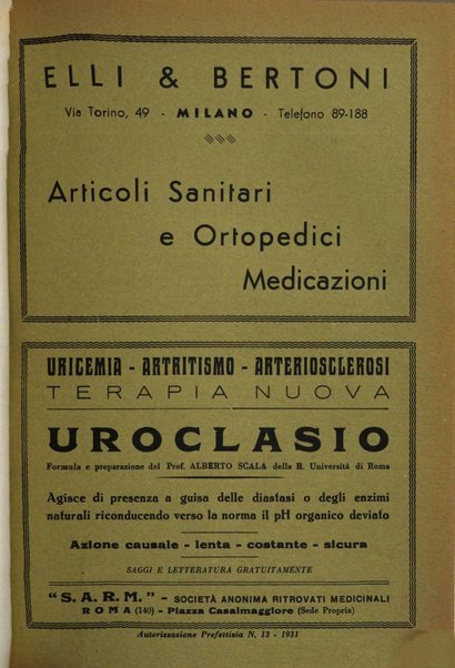 Archivio di ortopedia pubblicazione ufficiale del Pio istituto dei rachitici <1924-1950>