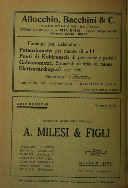 Archivio di ortopedia pubblicazione ufficiale del Pio istituto dei rachitici <1924-1950>