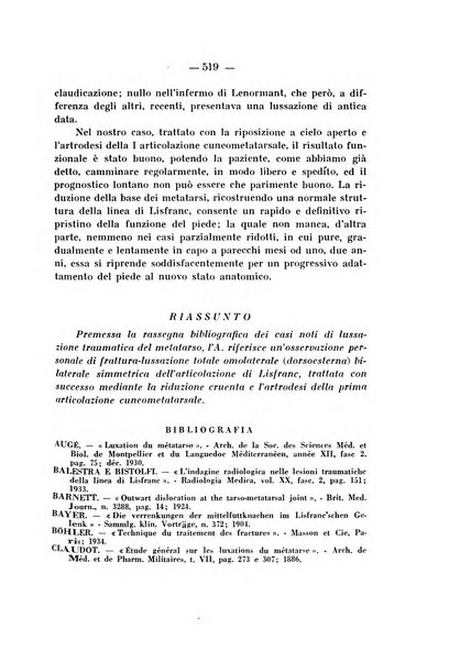 Archivio di ortopedia pubblicazione ufficiale del Pio istituto dei rachitici <1924-1950>