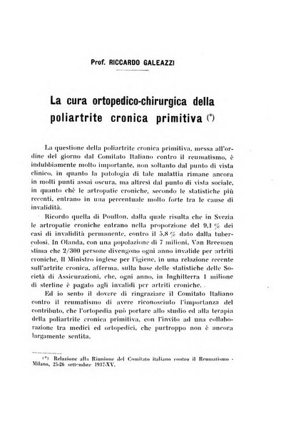 Archivio di ortopedia pubblicazione ufficiale del Pio istituto dei rachitici <1924-1950>