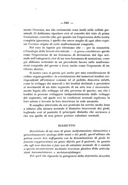 Archivio di ortopedia pubblicazione ufficiale del Pio istituto dei rachitici <1924-1950>