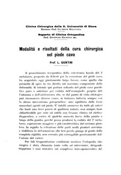 Archivio di ortopedia pubblicazione ufficiale del Pio istituto dei rachitici <1924-1950>