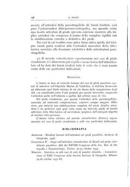 Archivio di ortopedia pubblicazione ufficiale del Pio istituto dei rachitici <1924-1950>