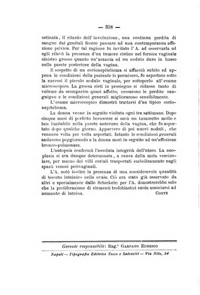 Archivio di ostetricia e ginecologia