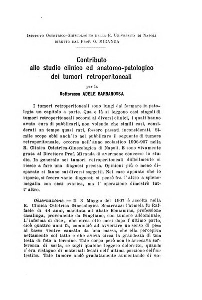 Archivio di ostetricia e ginecologia