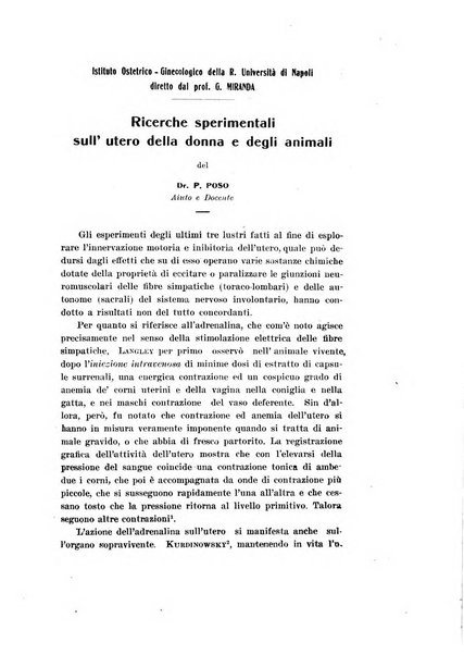 Archivio di ostetricia e ginecologia