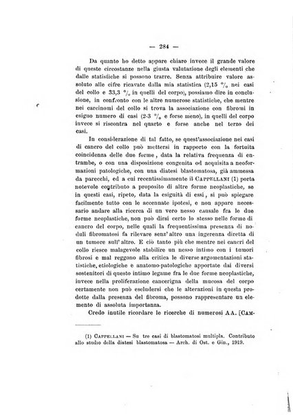 Archivio di ostetricia e ginecologia