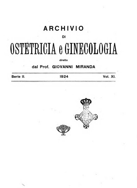 Archivio di ostetricia e ginecologia