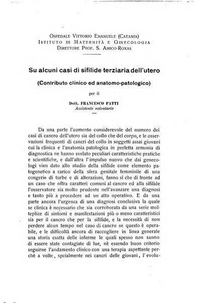 Archivio di ostetricia e ginecologia