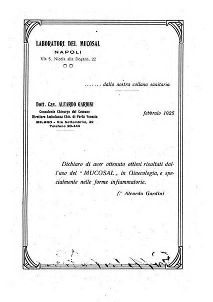 Archivio di ostetricia e ginecologia