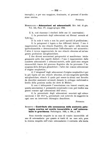 Archivio di ostetricia e ginecologia