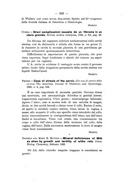 Archivio di ostetricia e ginecologia