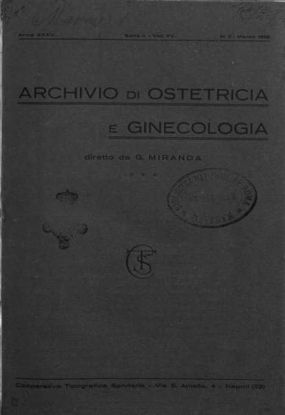 Archivio di ostetricia e ginecologia