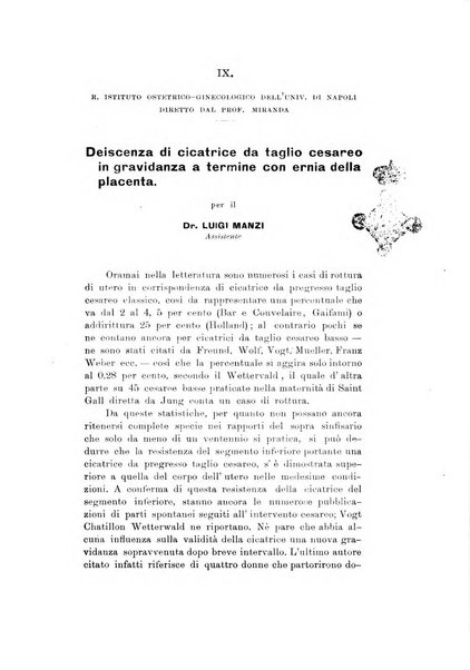 Archivio di ostetricia e ginecologia