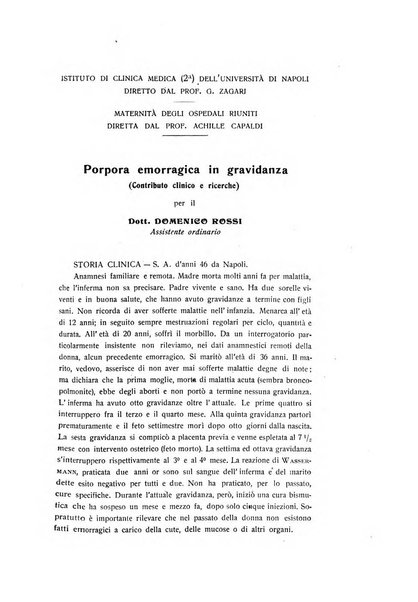 Archivio di ostetricia e ginecologia