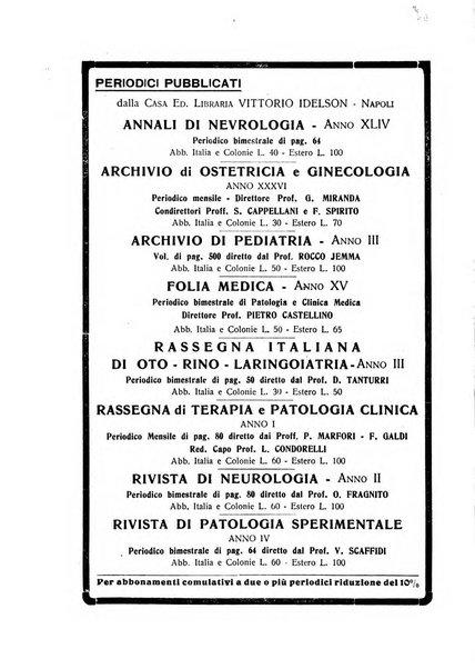 Archivio di ostetricia e ginecologia