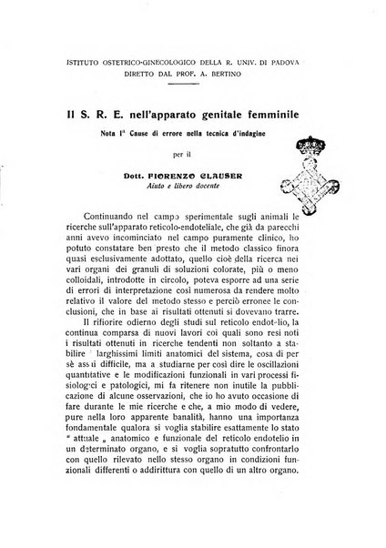 Archivio di ostetricia e ginecologia