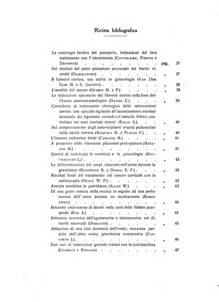 Archivio di ostetricia e ginecologia