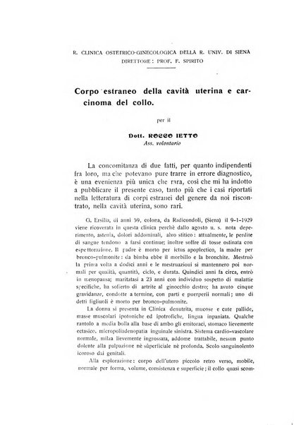 Archivio di ostetricia e ginecologia